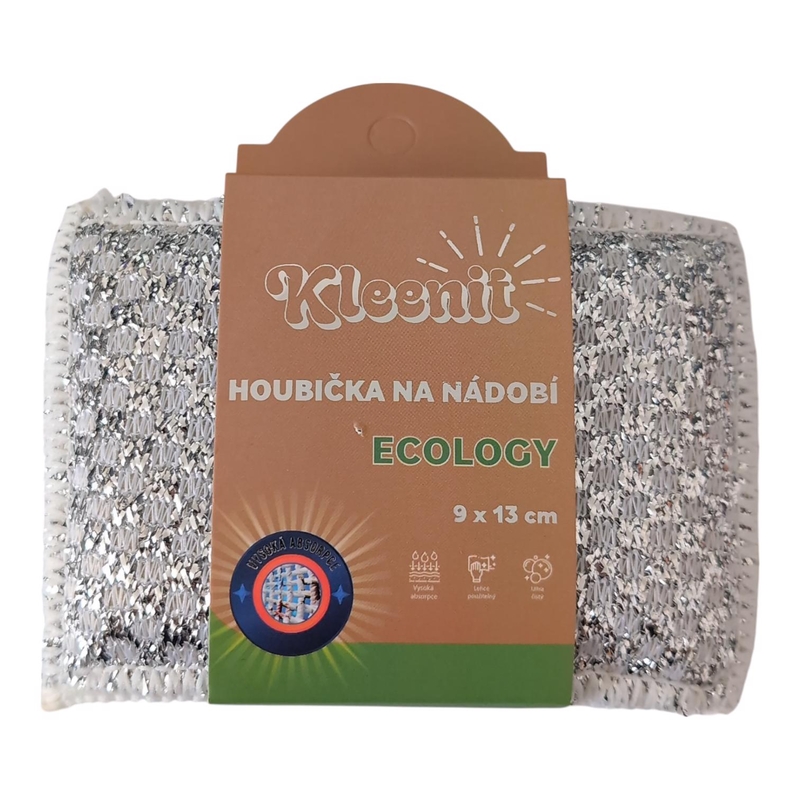 Houbička na nádobí 9x13cm - Ecology (12ks/bal,300/krt)