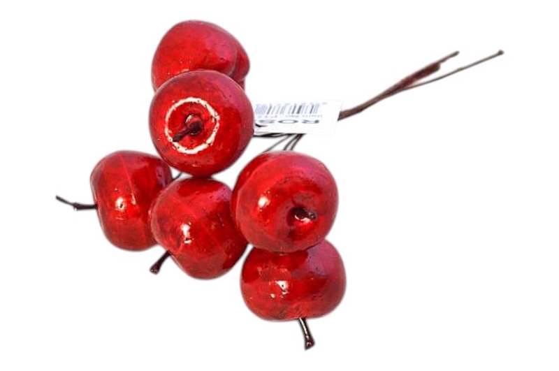 Jablíčka 4cm svazek 6ks