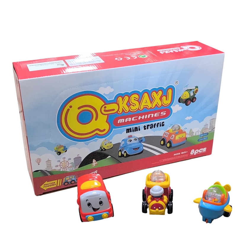 Baby Dopravní prostředky na setrvačník (8ks/bal)