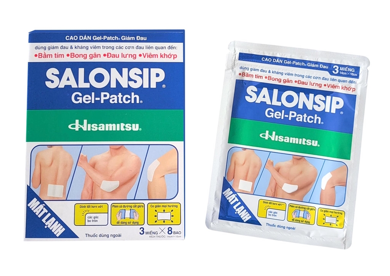 Salonsip gelové náplasti 3ks (8sad/bal)