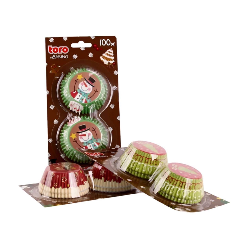FORMIČKA NA MUFFINY Vánoční 5x3,2cm 100KS 