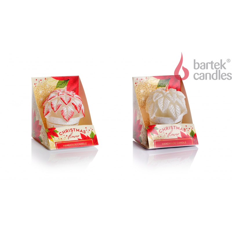 Bartek Svíčka Figurka Christmas Flower 70mm 95g (20ks/bal)
