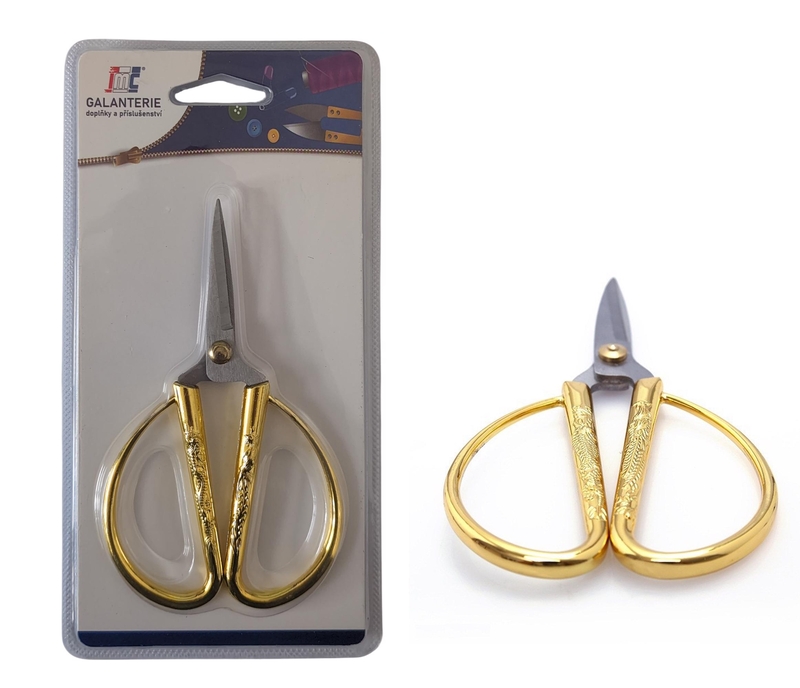 Nůžky odstřihávací - Zlatý drak 16,5cm (12ks/bal,144/krt) 