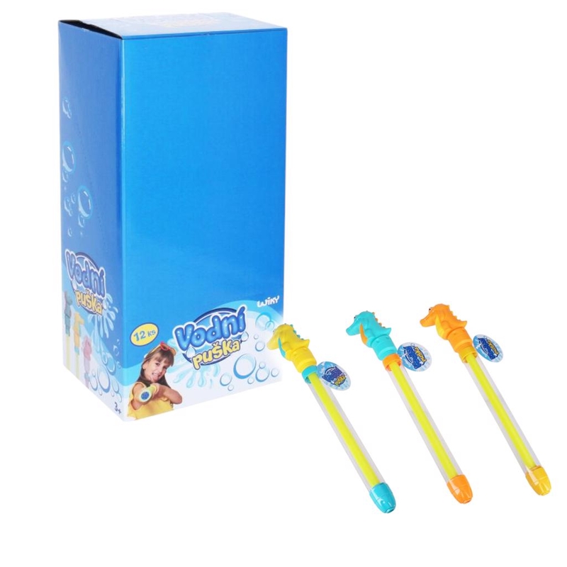 Vodní puška krokodýl 36cm mix 3 barvy (12ks/bal)