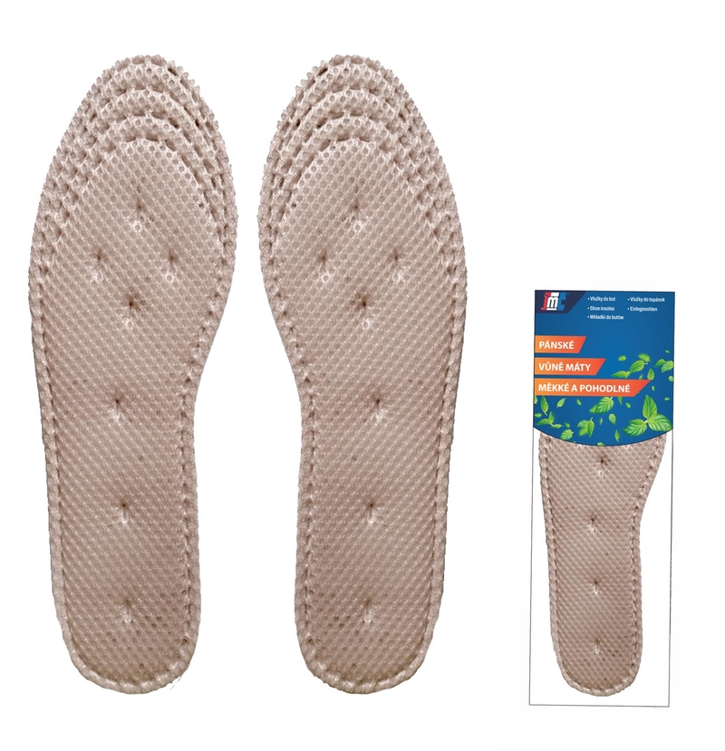 Vložky do bot - s vůní máty
(12/bal,240/krt)