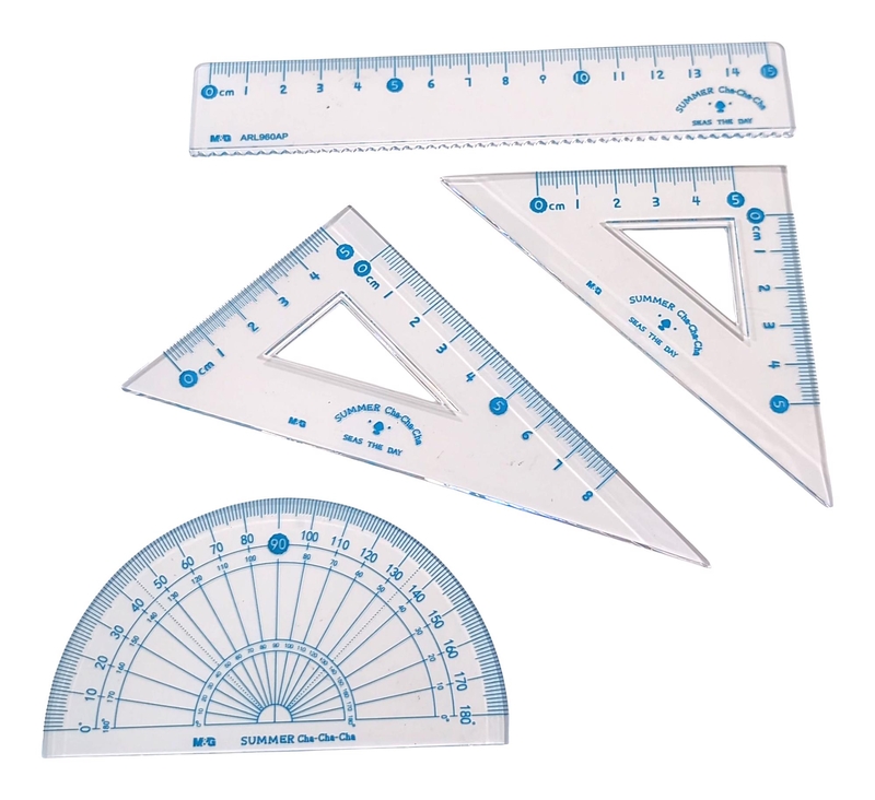 Sada pravítek 15cm 4ks Summer (24sad/bal,432/krt)