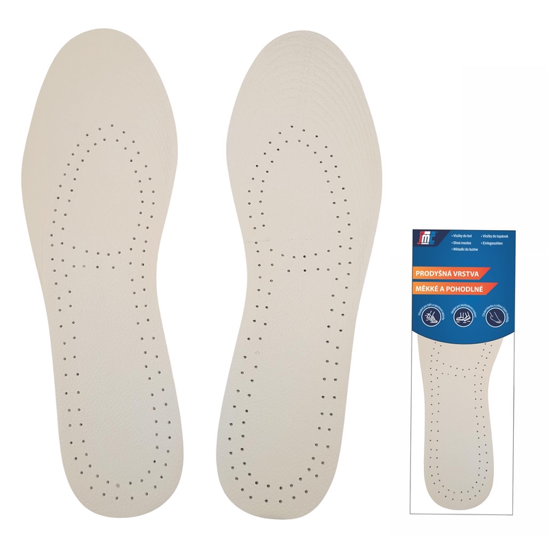 Vložky do bot - Kožené perforované
(12/bal,240/krt)