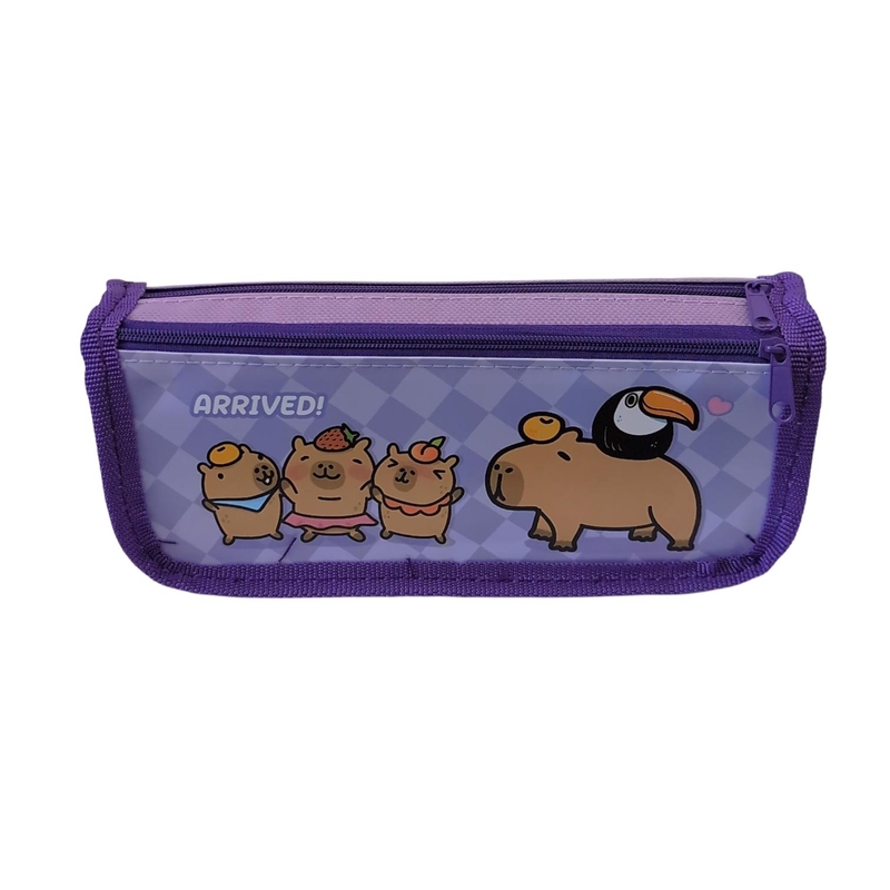 Penál dvoukapsový Capybara 22x9cm(48ks/bal, 288ks/krt)