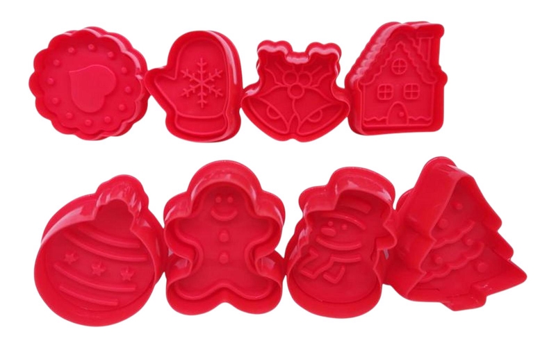 Razítka na vánoční cukroví 8ks