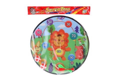 Terč na míčky a šipky vzor zvířátka 35cm (180sad/krt)
