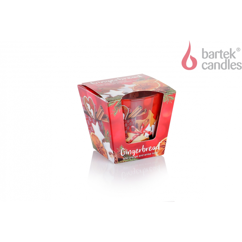 Bartek Svíčka Sklo 115g Gingerbread (12ks/bal)