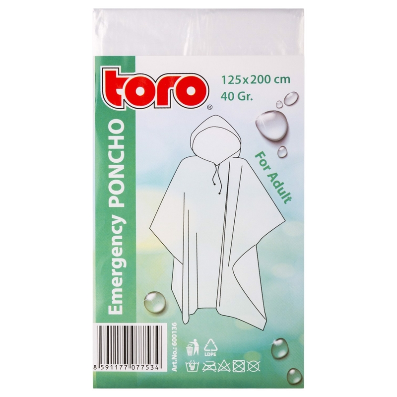 Toro Poncho pláštěnka pro dospělé (12ks/bal,200/krt)