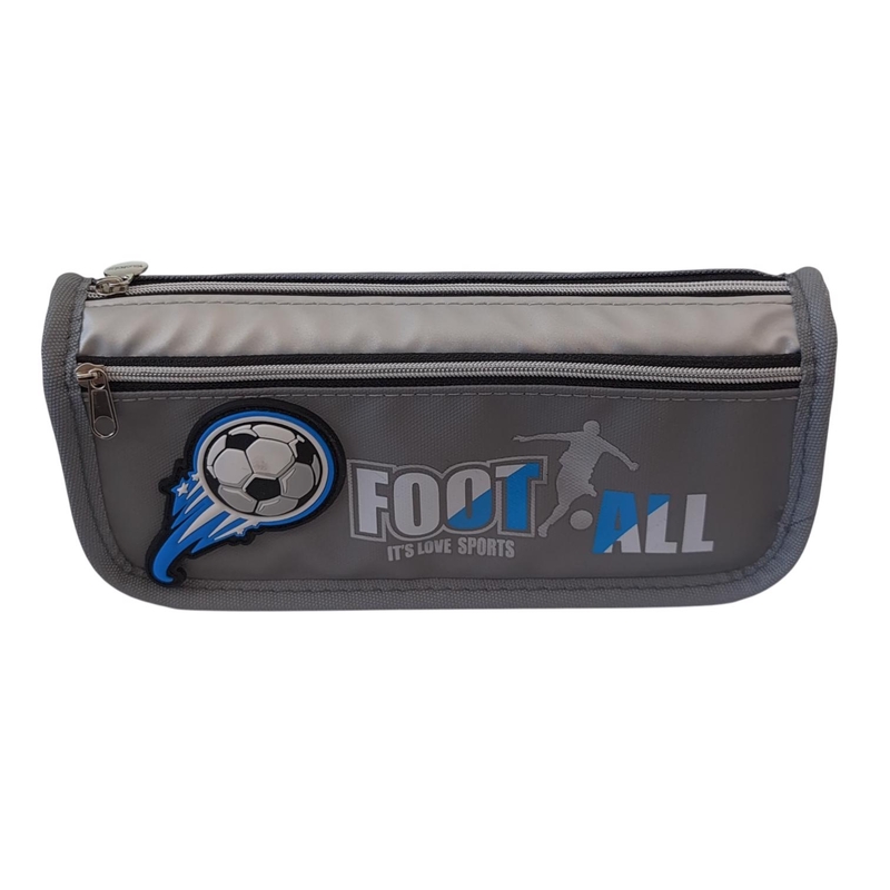Penál dvoukapsový Fotbal 22x10cm(36ks/bal, 216ks/krt)