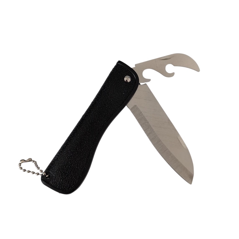 Kapesní nůž mini s černou rukojetí 19cm (12ks/bal, 600/krt)