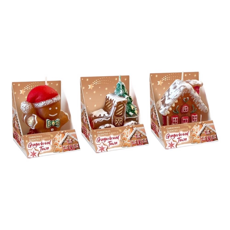 Bartek Svíčky Figurky Gingerbread Town 80g 75mm (20ks/bal)