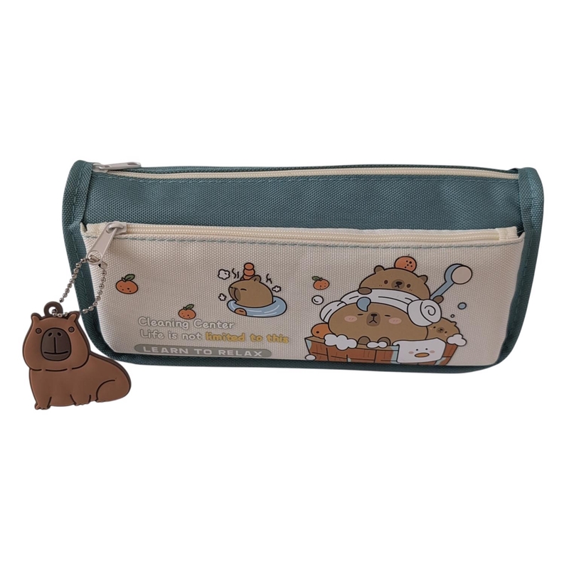 Penál dvoukapsový dvoukapsový -  Capybara 20x9cm (48ks/bal, 180ks/krt)