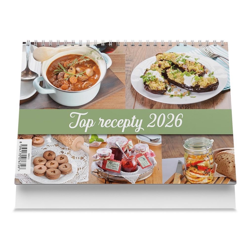 Stolní kalendář 2026 220x148mm - Top recepty (10ks/bal)