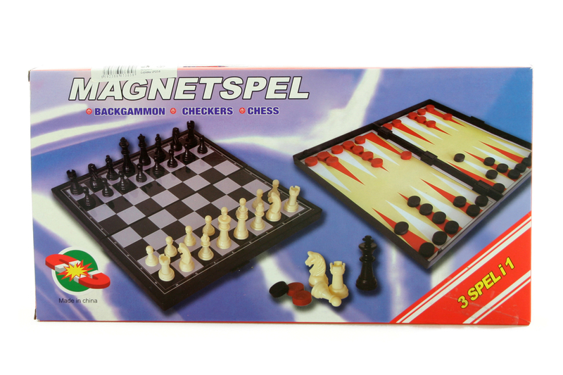 Šachy, dáma- vrhcáby magnetické