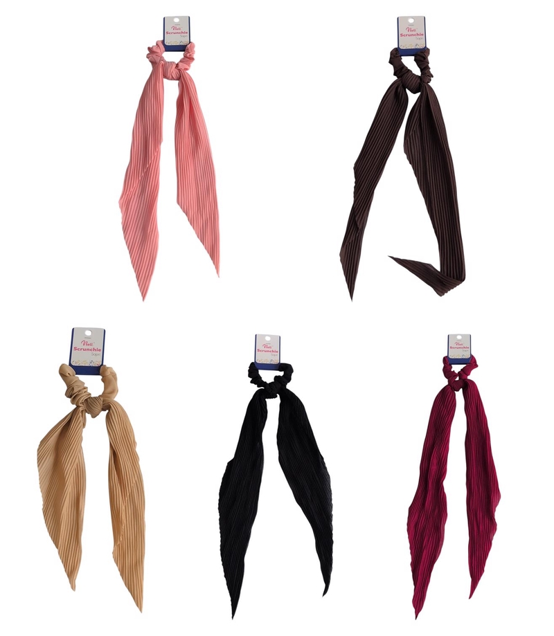 Gumička do vlasů se stuhou Sapri Scrunchie (12ks/bal,300/krt)