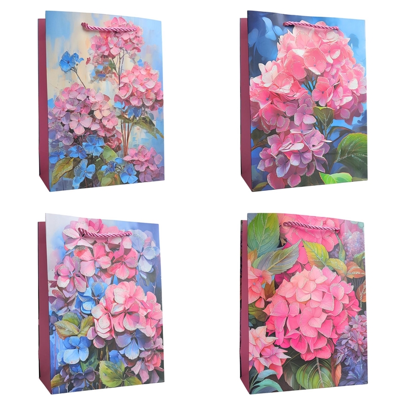 Dárková taška - Květinová galerie 18x24x8,5cm (12ks/bal,600/krt) 