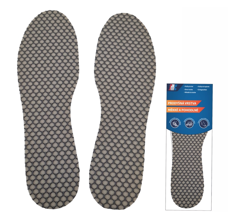 Vložky do bot - Latexové s kulatými vzory
(12/bal,240/krt)