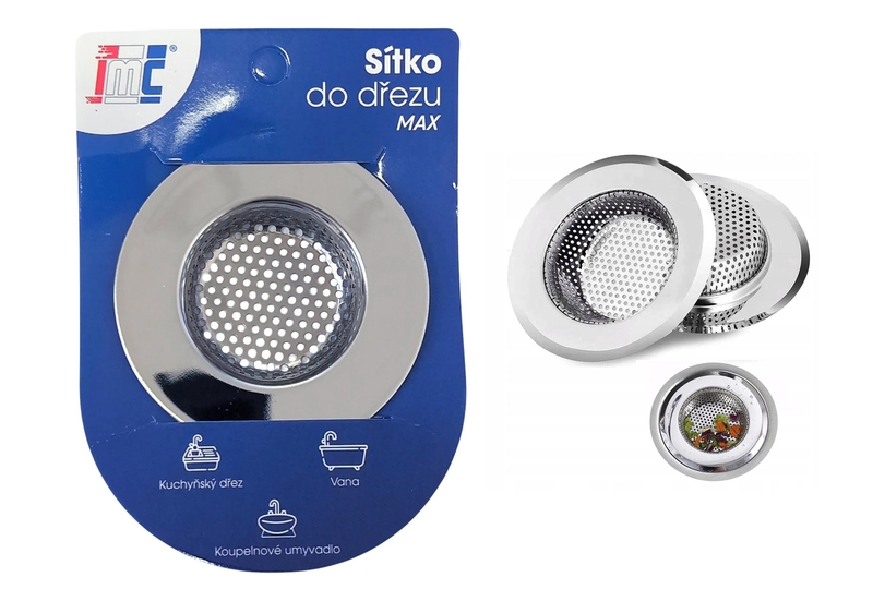 Sítko do dřezu MAX 73mm (12ks/bal, 600/krt)
