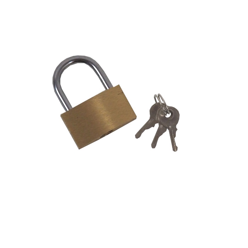 Visací zámek mosazný 32mm (6ks/bal)