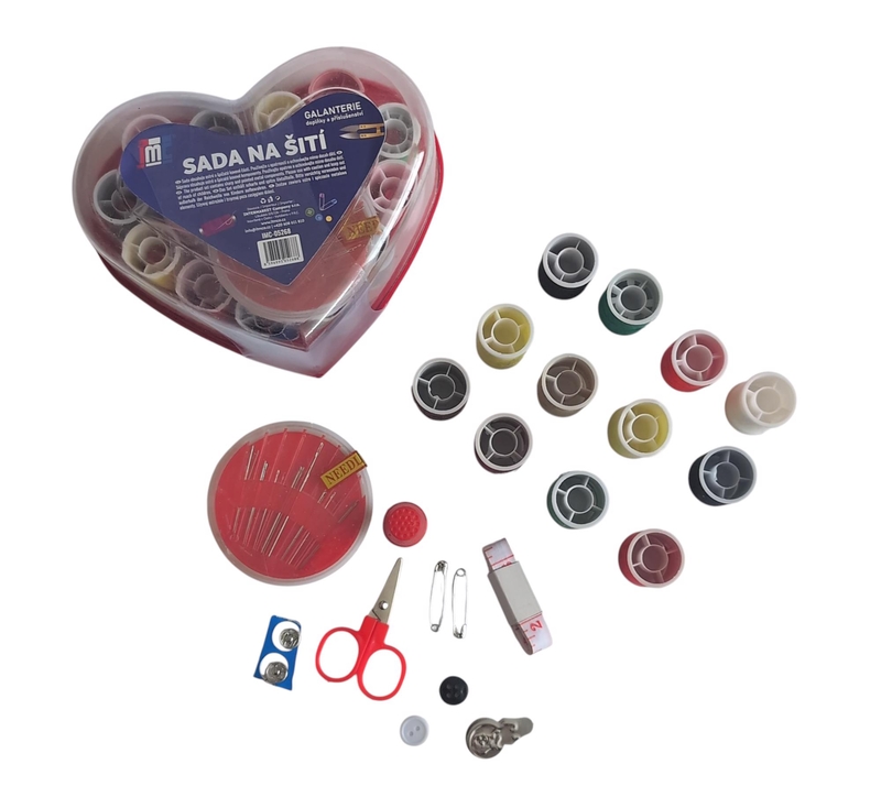 Sada na šití Hearts (120sad/krt)