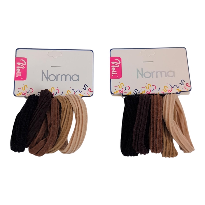Neli Gumičky do vlasů Norma 5cm 5ks (12sad/bal,600/krt)
