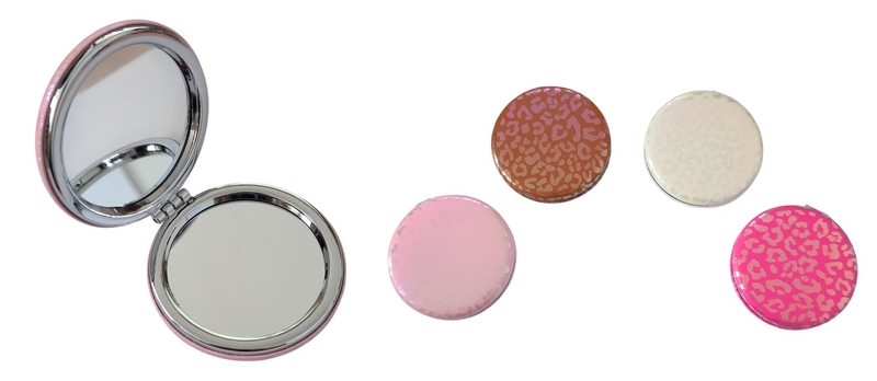 Kosmetické zrcátko - Elegant Dot Ø7cm (12ks/bal,288/krt)