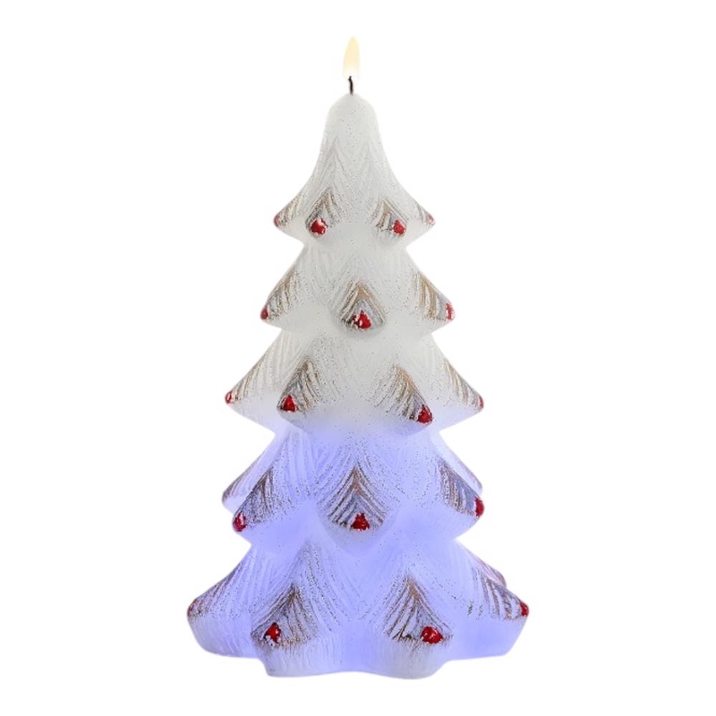 Bartek Svíčka Figurka Wonderland Tree Stromeček dioda 100x150 bílá