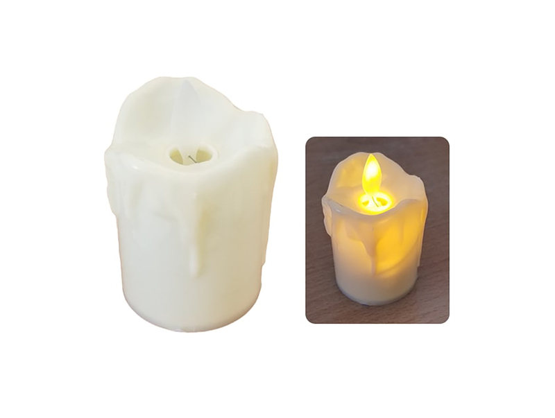 LED Svíčka na baterie 5x7cm (12ks/bal, 480ks/krt)