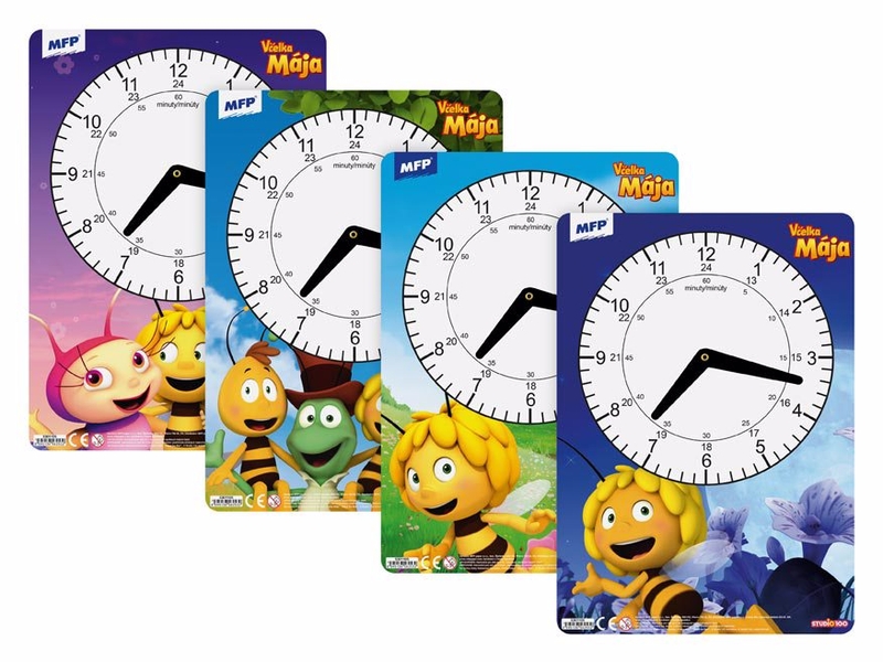 Dětské hodiny MFP Včelka Mája mix (12ks/bal)