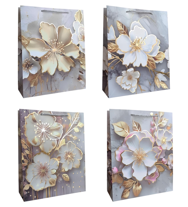 Dárková taška - Blossom Luxe 18x24x8,5cm (12ks/bal,600/krt)