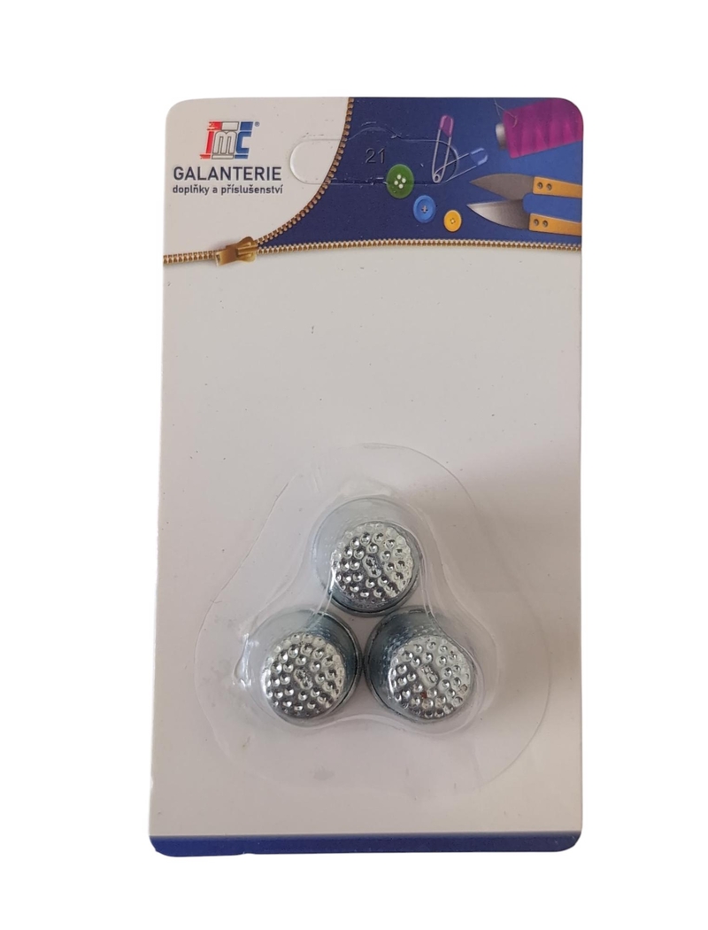 Náprstky na šití 3ks (24sad/bal,480/krt)