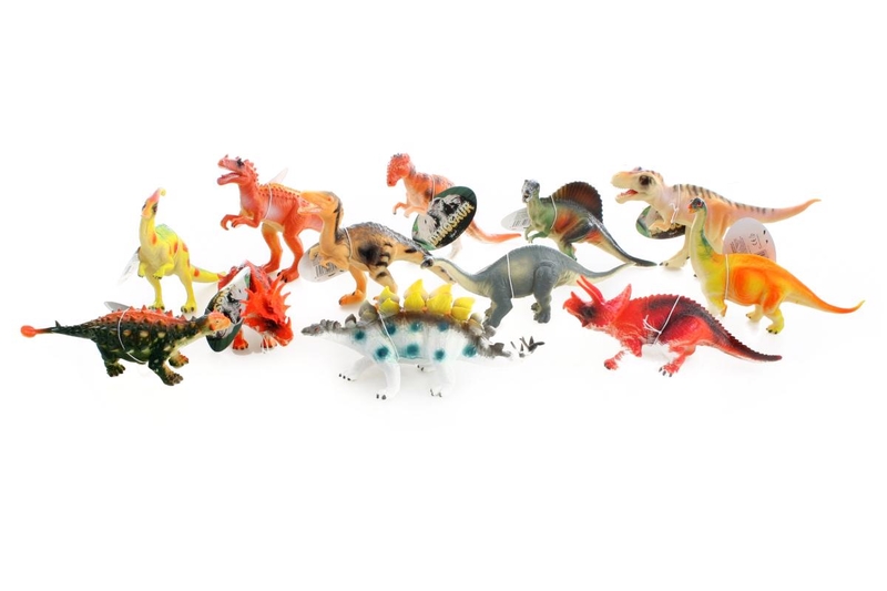 Figurka dinosaurus (12ks/bal)