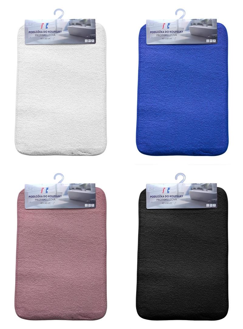 Předložka koupelnová protiskluzová MEMORY 40x60cm (100ks/krt)
