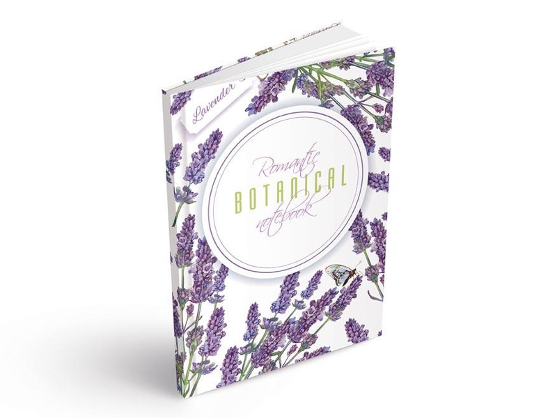 Záznamová kniha A5 BOTANICAL 100l/linka (10ks/bal)