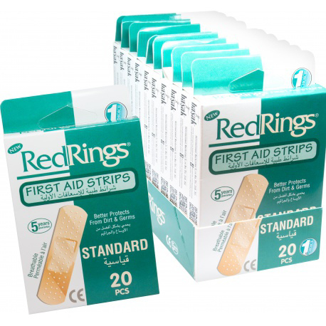 Náplast RedRings STANDARD-ZELENÉ 20 (10set/bal)