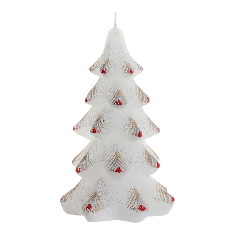 Bartek Svíčka Figurka Wonderland Tree Stromeček 100x150 bílá