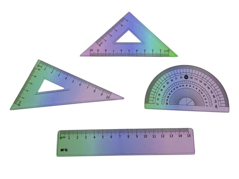 MG Sada pravítek Aurora 15cm (24sad/bal,288/krt)