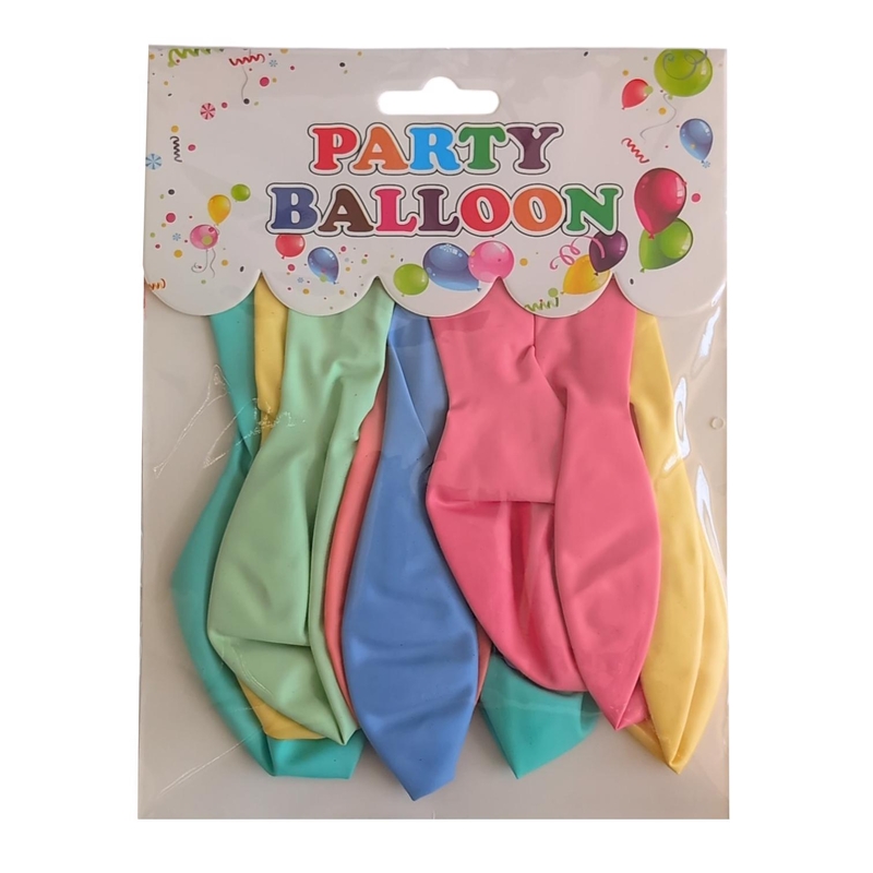 Balónky 10ks Pastel mix (12/bal 840/krt)