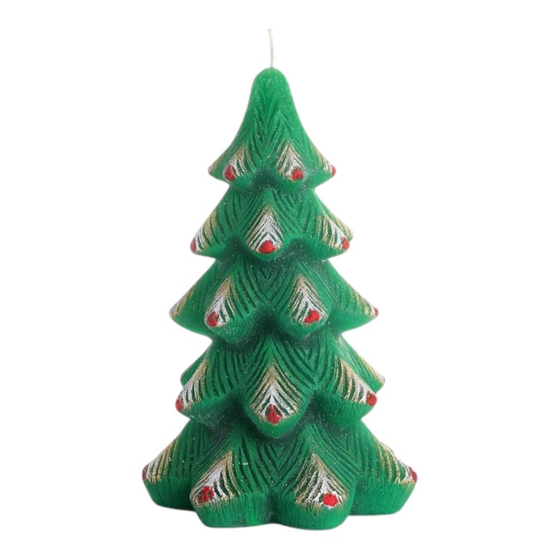Bartek Svíčka Figurka Wonderland Tree Stromeček 100x150 zelená