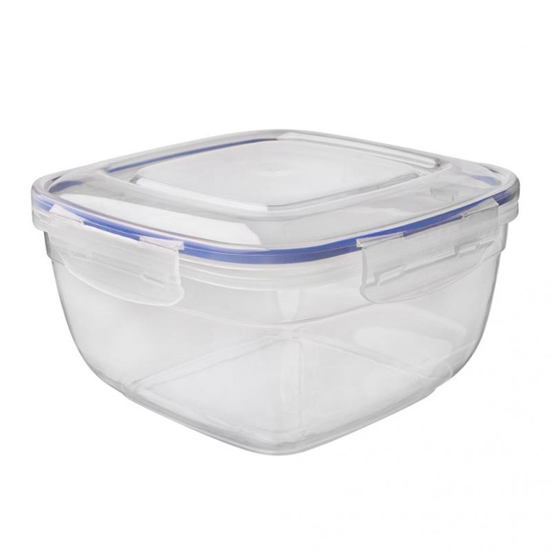 DUNYA Čtvercová dóza s klipem 500 ml (12ks/krt)