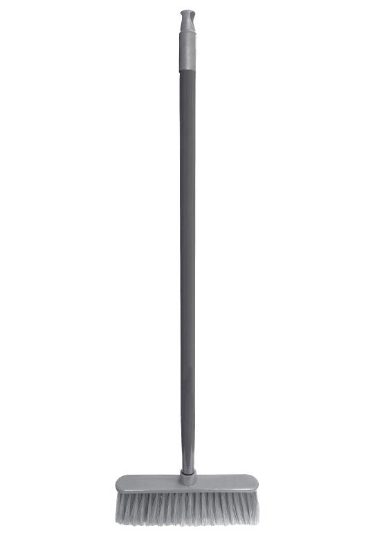 Smeták s tyčí ECONOMY 26/120cm šedý 120x26x4,5cm (24ks/krt)