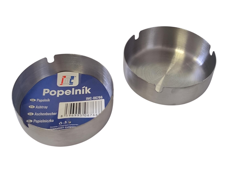 Popelník nerezový 10cm (12ks/bal, 288/krt)