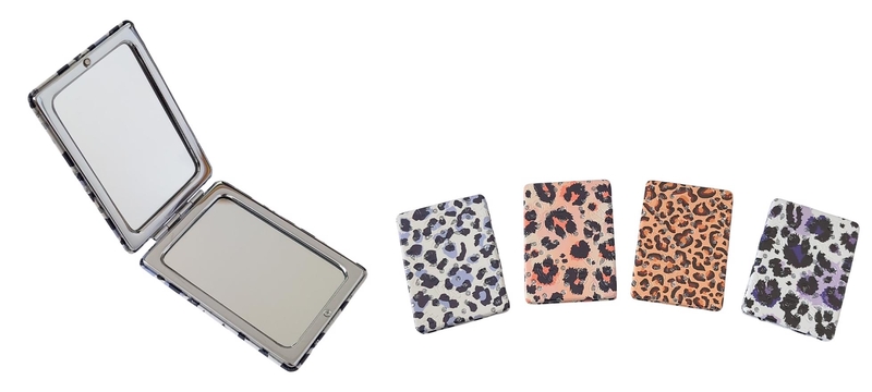 Kosmetické zrcátko - Wild Touch 8,5x6,2cm (12ks/bal,288/krt)