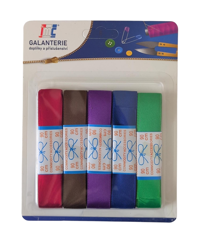 Stuhy polyesterové mix 5ks 2x90cm (24sad/bal,288/krt)