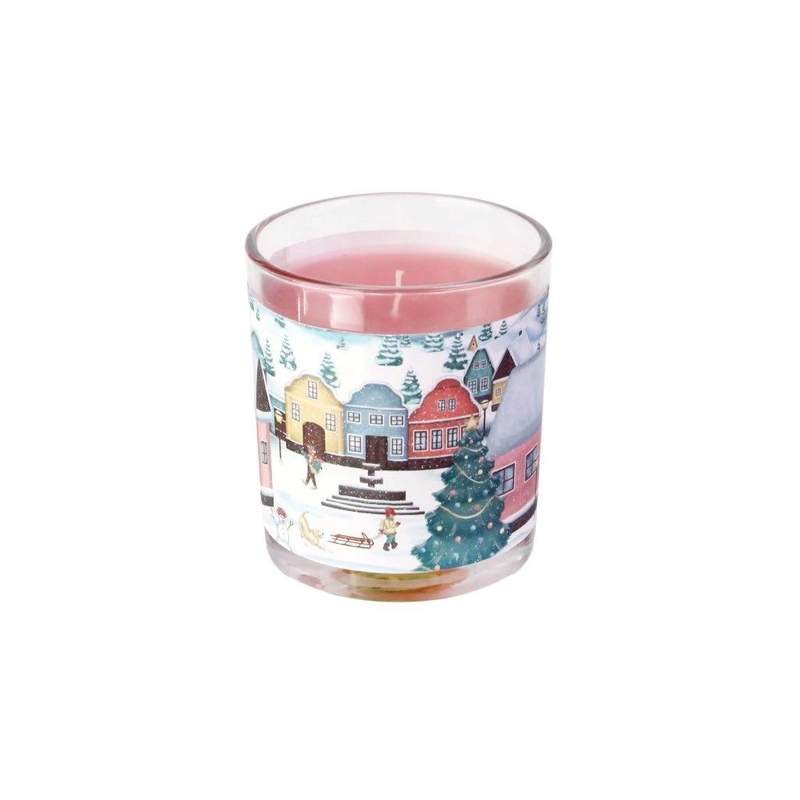 Provence Svíčka Sklo Vesnička 7X8cm 135g (12Kks/bal)