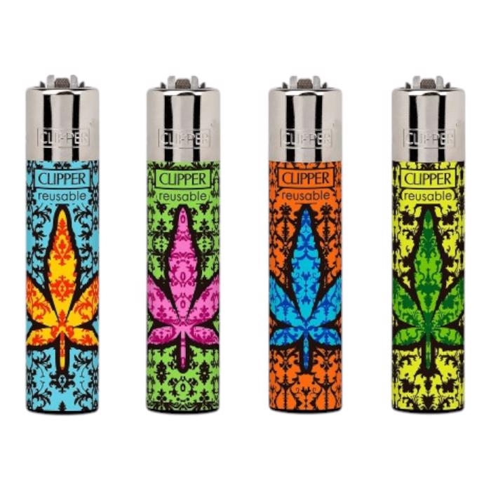 Zapalovač CLIPPER - Baroque Grass (24ks/bal, 576ks/krt)